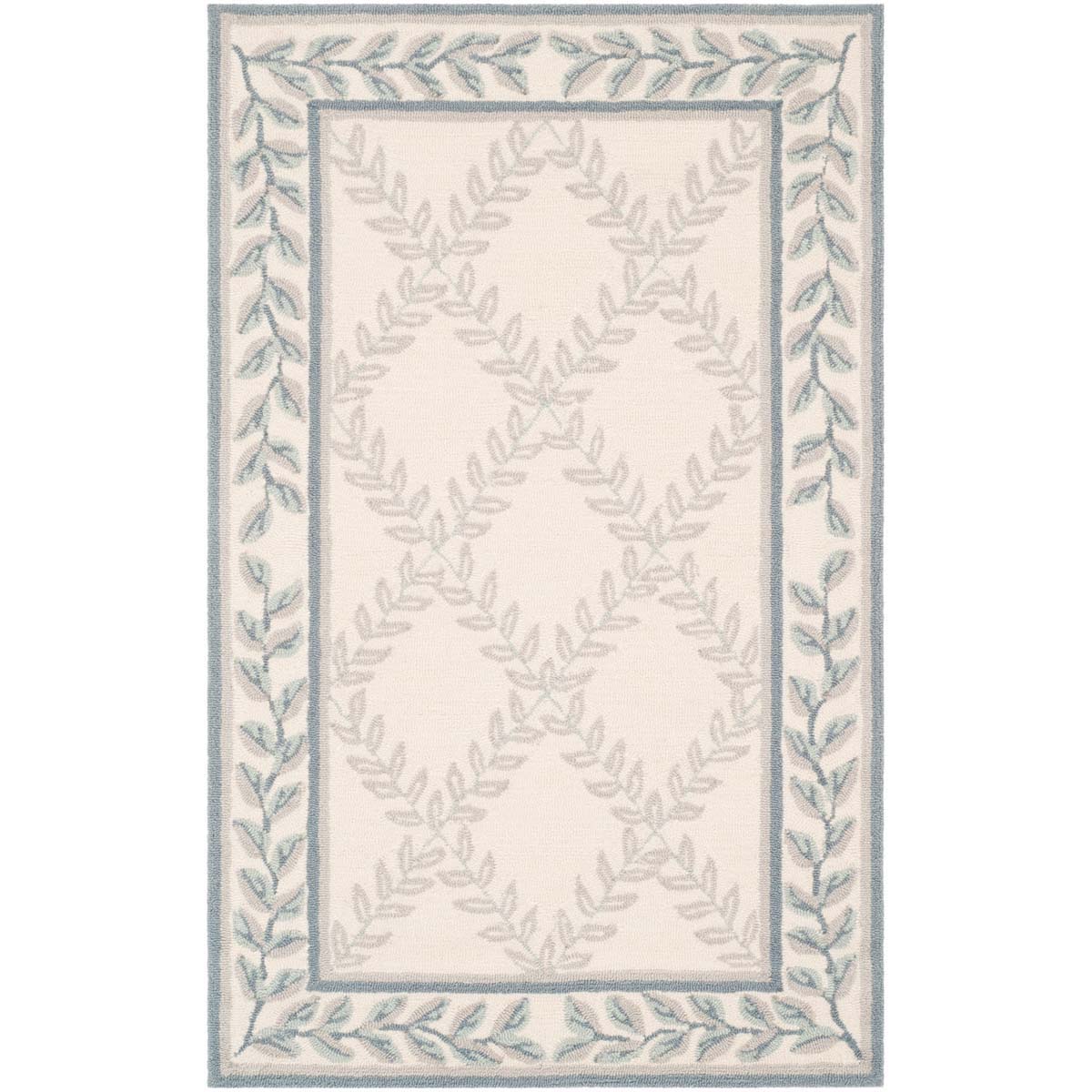 Safavieh Easy Care 430 Rug, EZC430 - Ivory / Light Blue