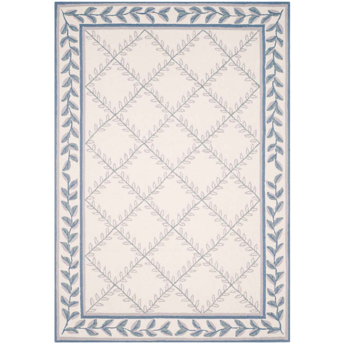 Safavieh Easy Care 430 Rug, EZC430 - Ivory / Light Blue