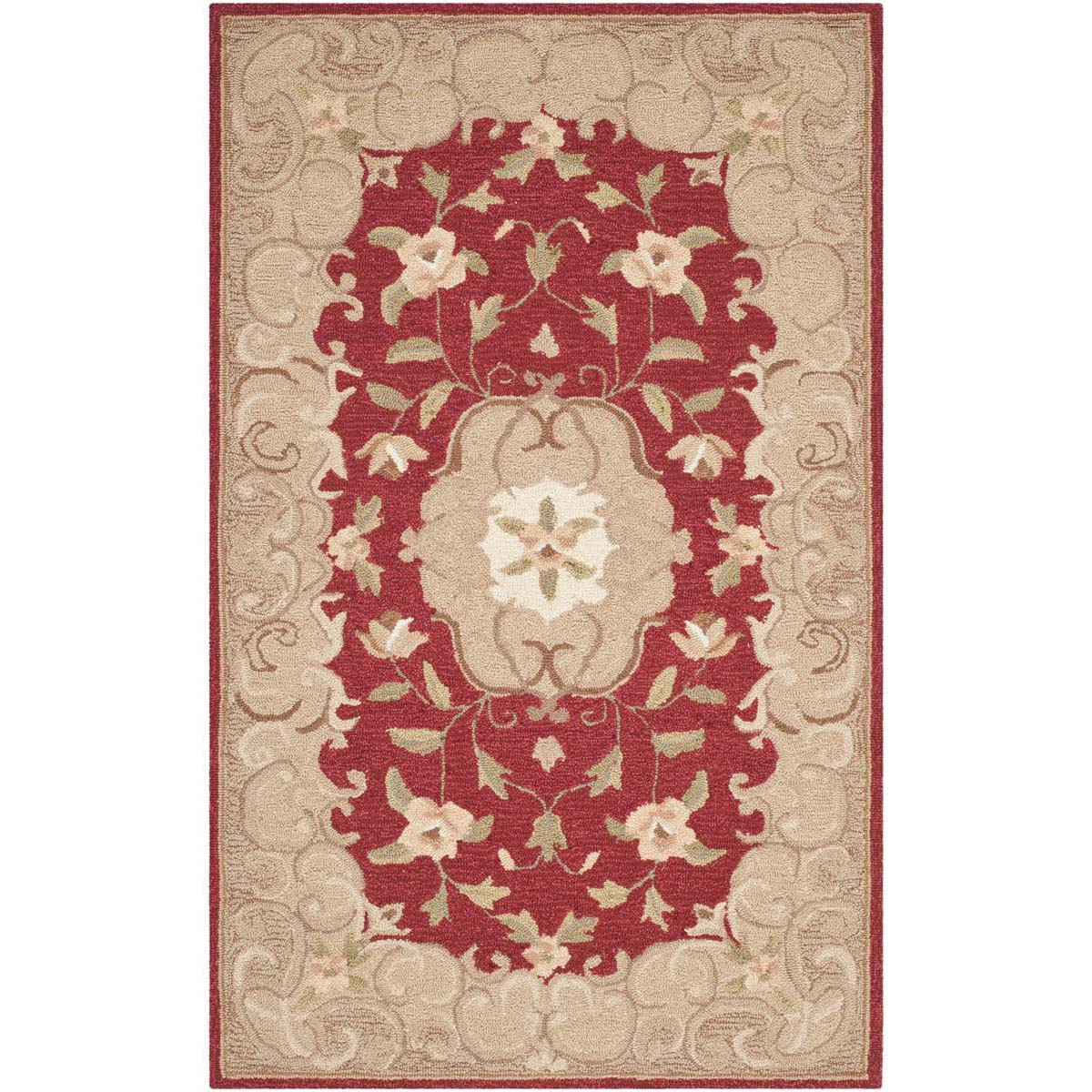 Safavieh Easy Care 434 Rug, EZC434 - Rust / Sage