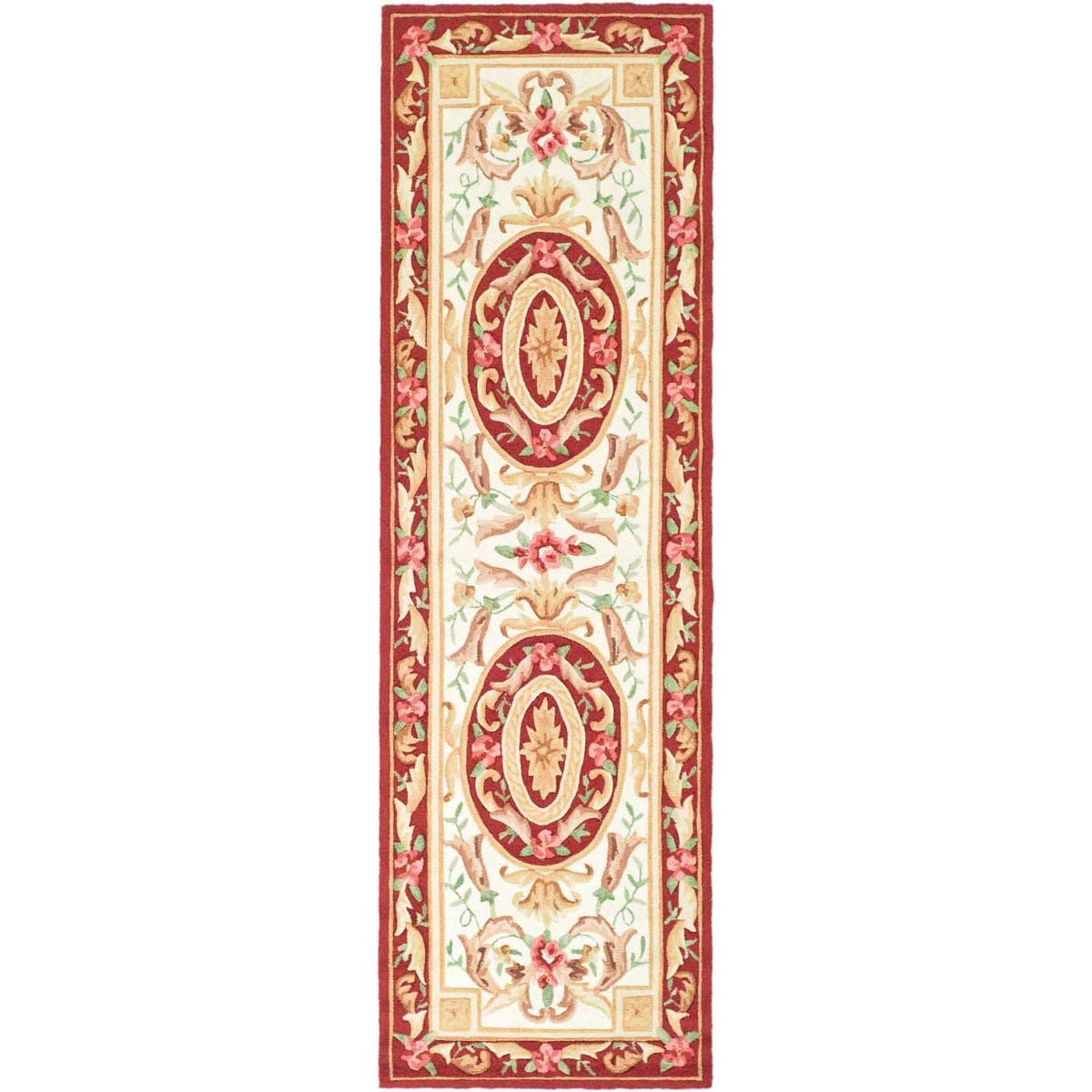 Safavieh Easy Care 472 Rug, EZC472 - Ivory / Burgundy