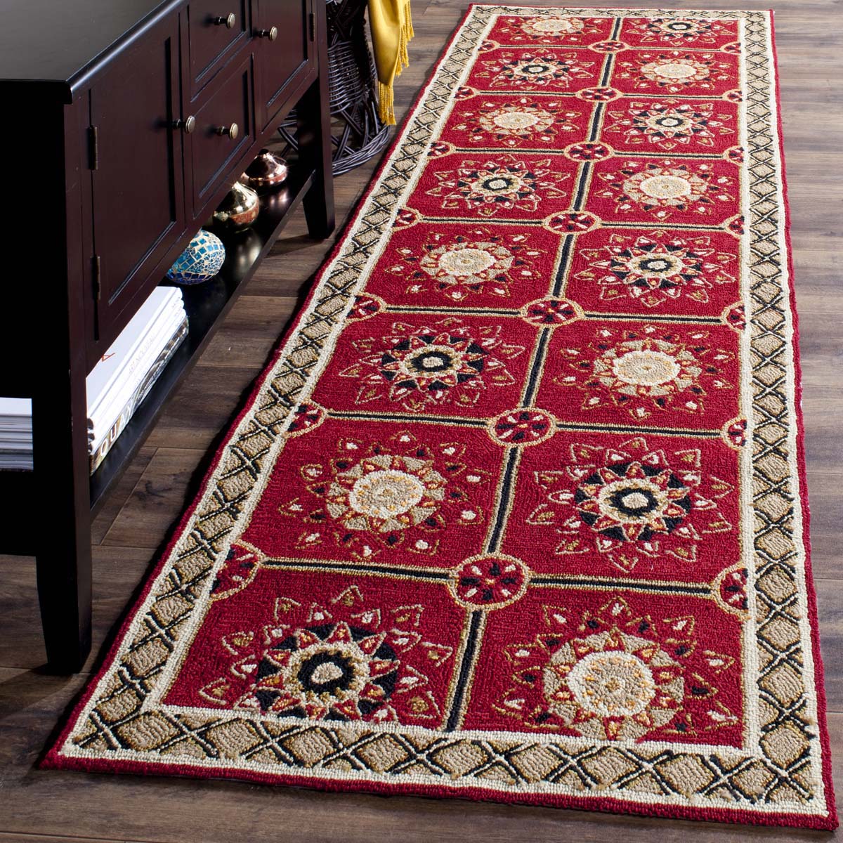 Safavieh Easy Care 711 Rug, EZC711 - Red / Natural