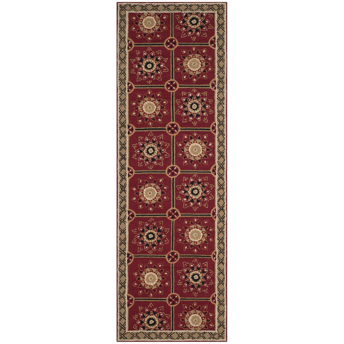 Safavieh Easy Care 711 Rug, EZC711 - Red / Natural