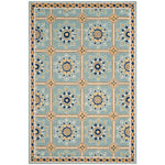 Safavieh Easy Care 711 Rug, EZC711 - Light Blue / Dark Blue