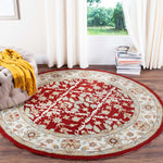 Safavieh Easy Care 717 Rug, EZC717 - Red / Ivory