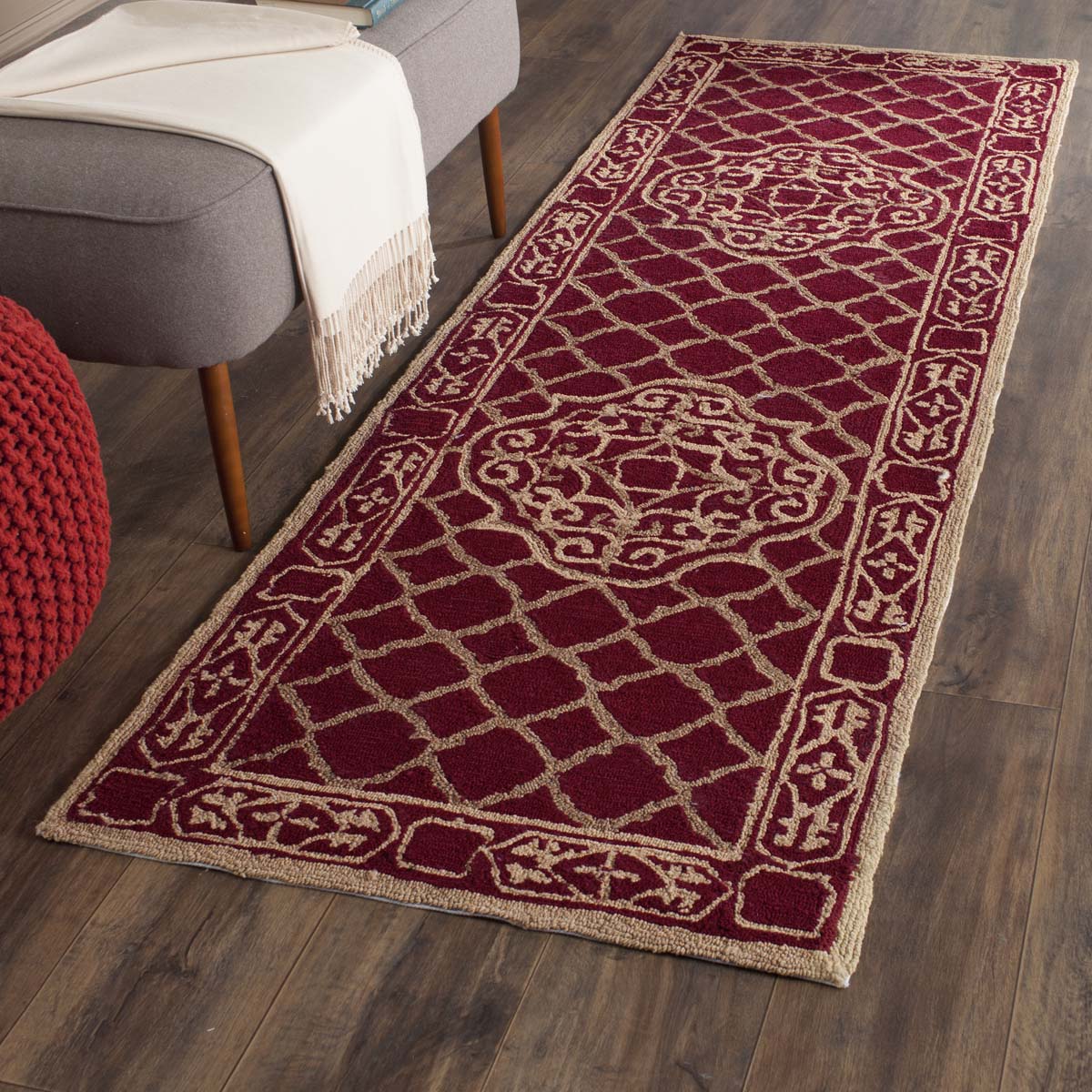 Safavieh Easy Care 729 Rug, EZC729 - Maroon / Gold