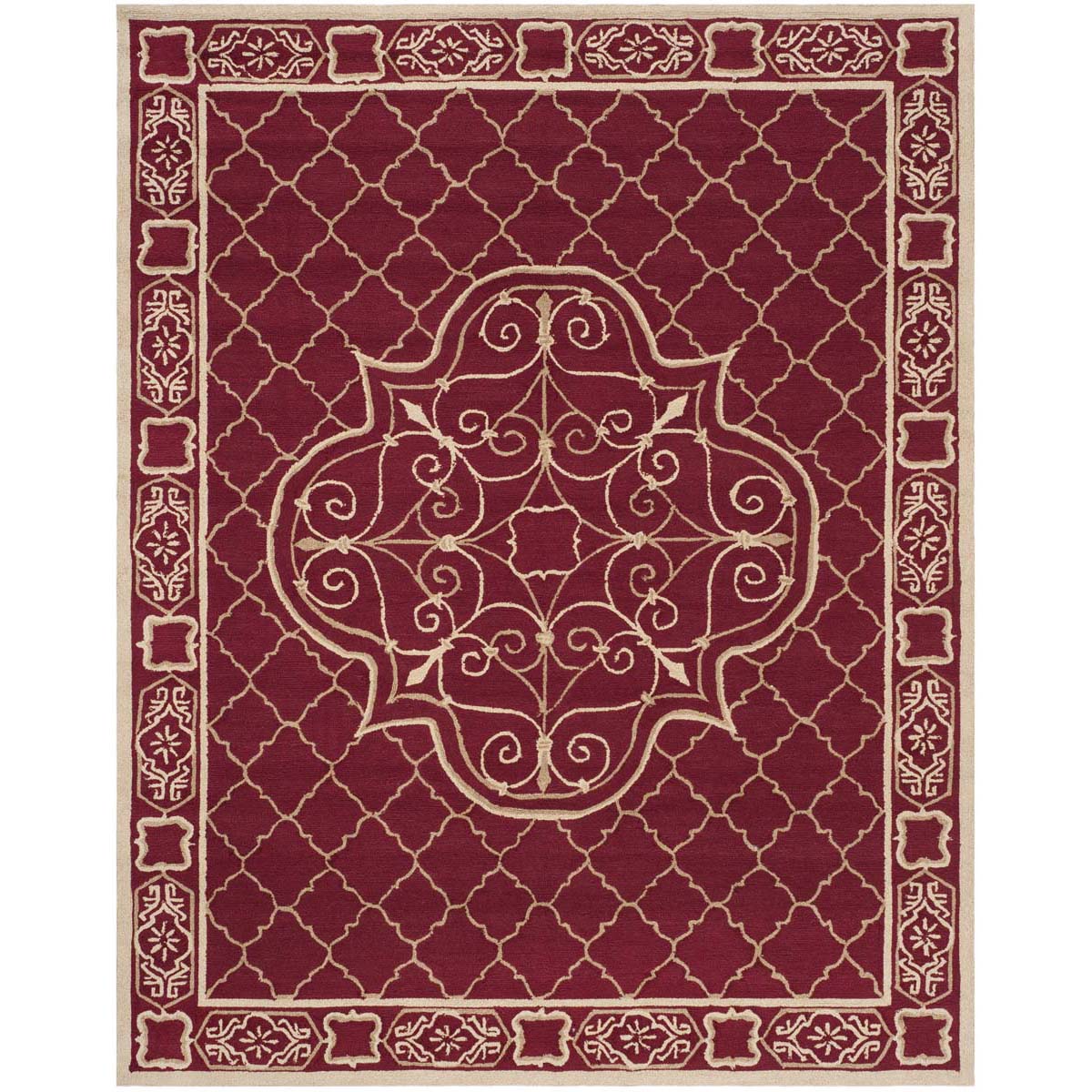 Safavieh Easy Care 729 Rug, EZC729 - Maroon / Gold