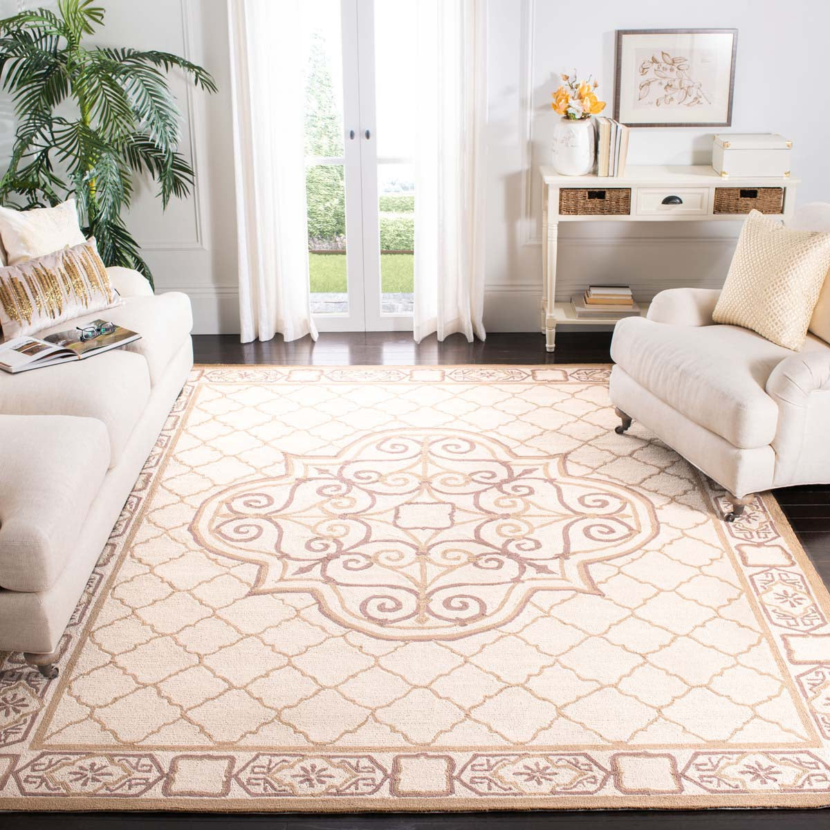 Safavieh Easy Care 729 Rug, EZC729 - Ivory / Gold