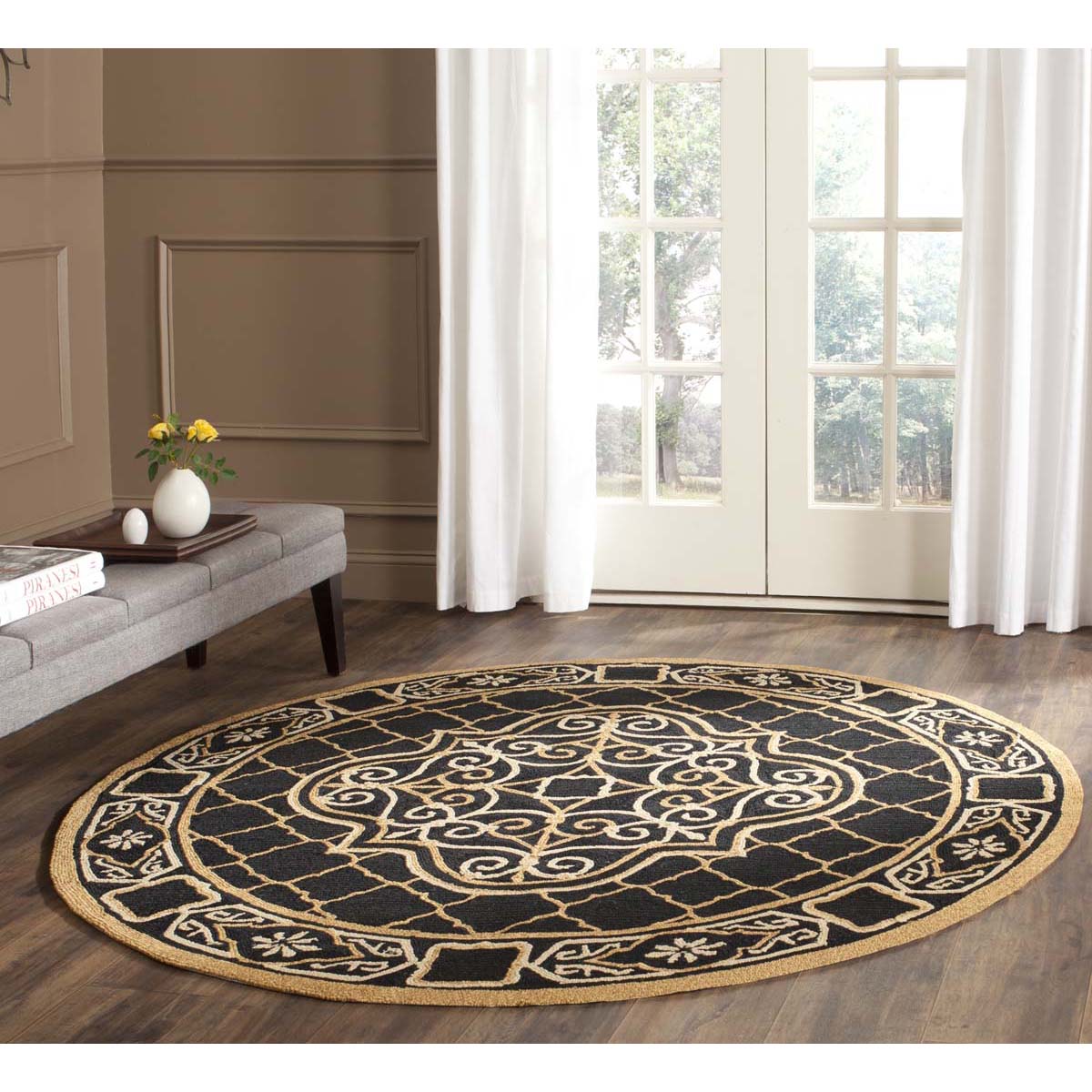 Safavieh Easy Care 729 Rug, EZC729 - Black / Gold