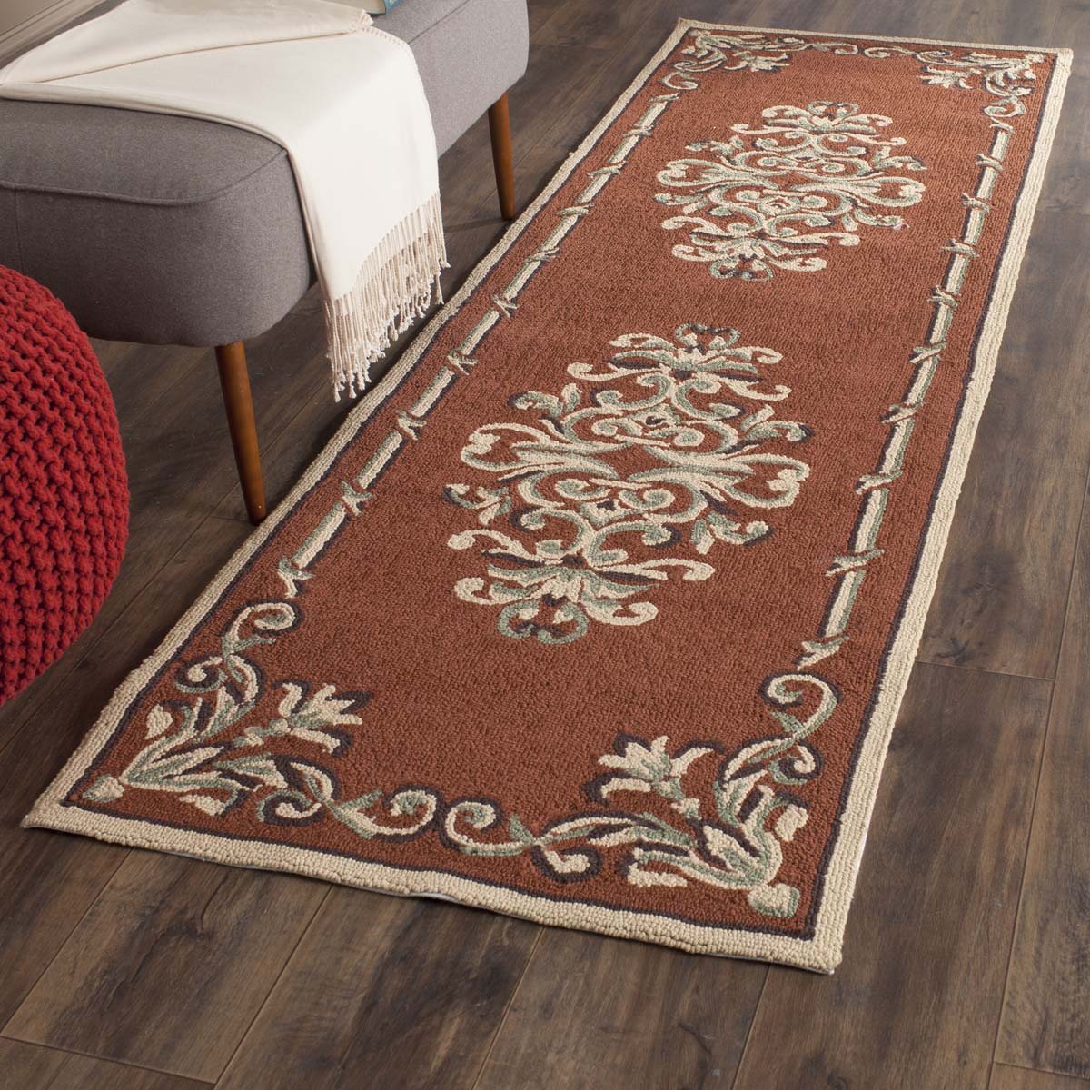 Safavieh Easy Care 735 Rug, EZC735 - Rust / Multi