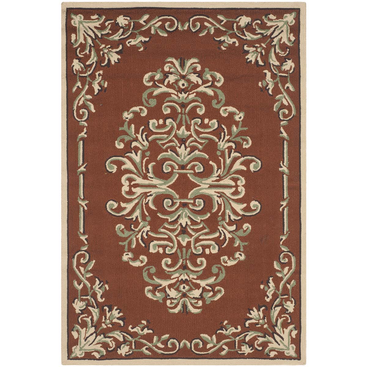 Safavieh Easy Care 735 Rug, EZC735 - Rust / Multi