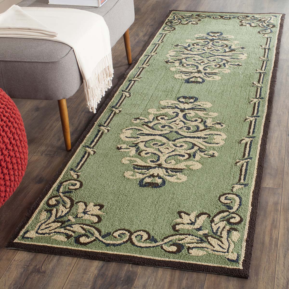 Safavieh Easy Care 735 Rug, EZC735 - Sage / Multi