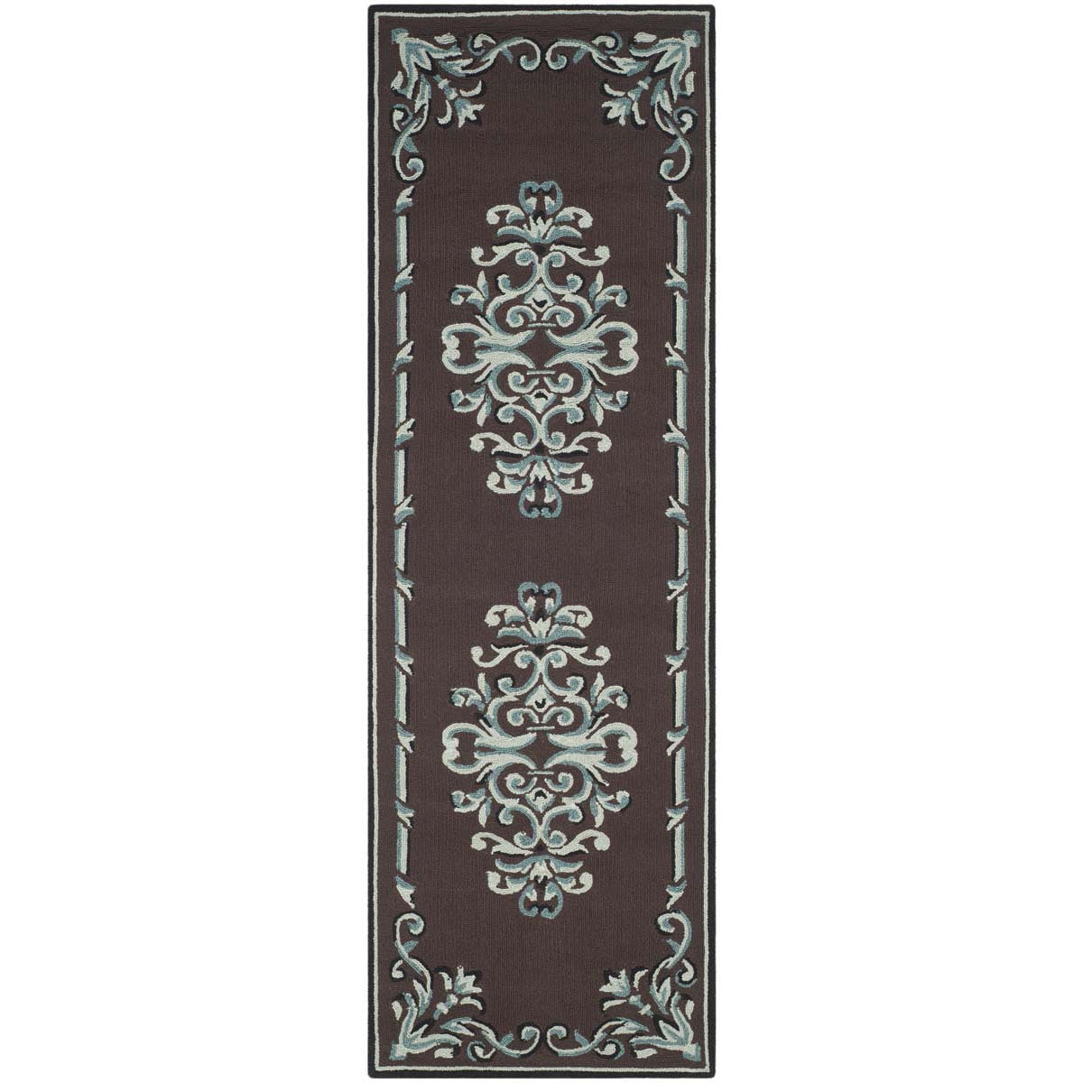 Safavieh Easy Care 735 Rug, EZC735 - Chocolate / Multi