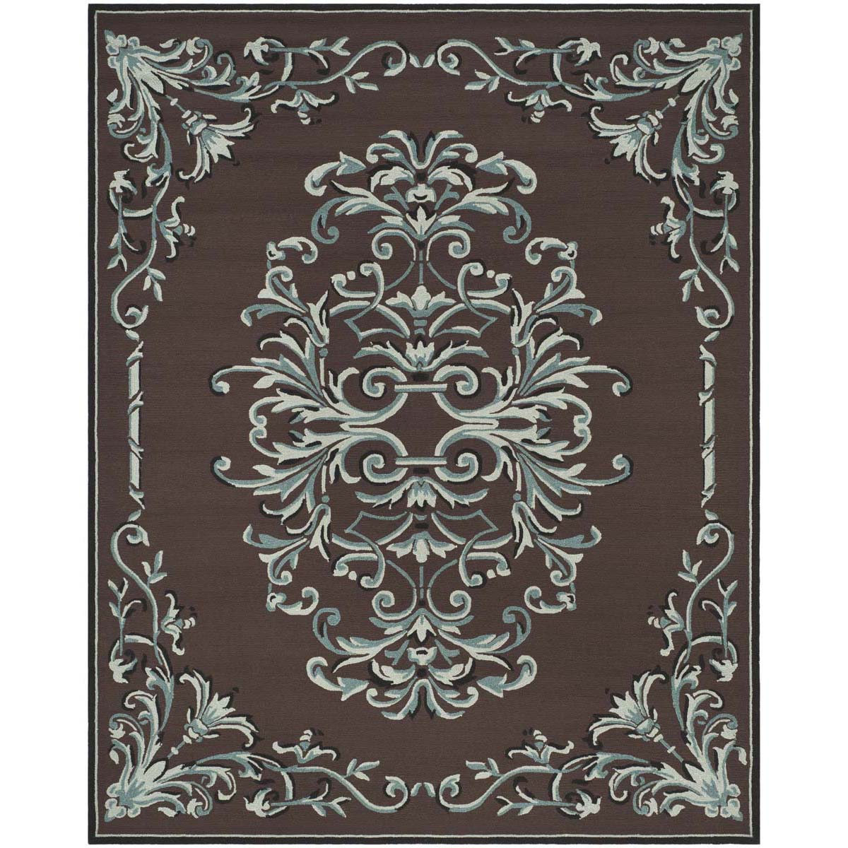 Safavieh Easy Care 735 Rug, EZC735 - Chocolate / Multi