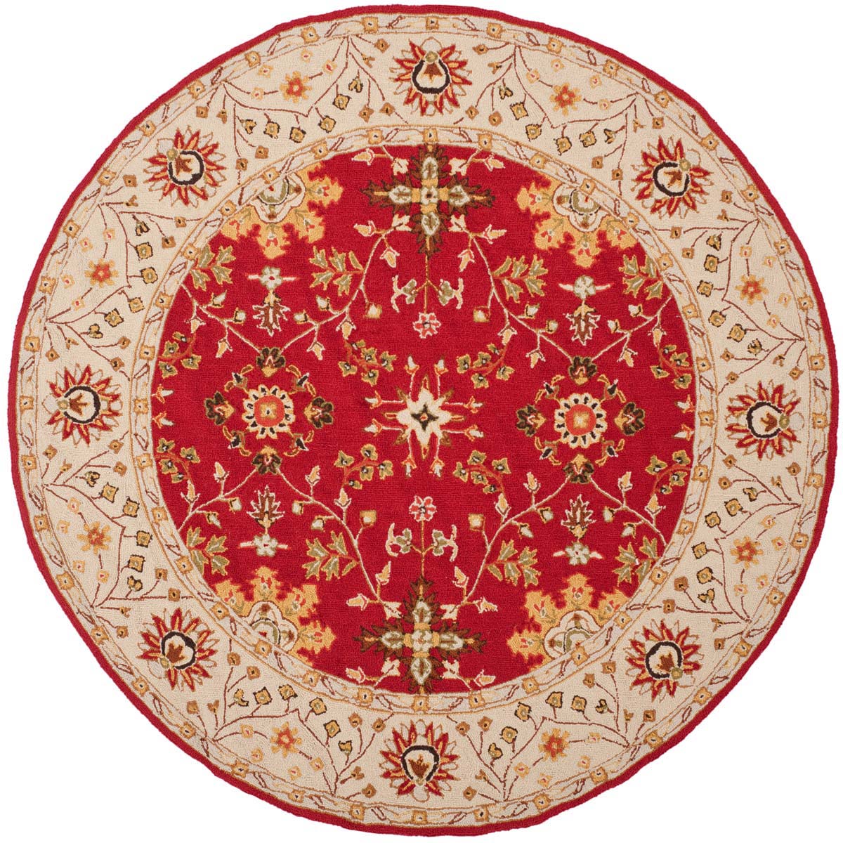 Safavieh Easy Care 751 Rug, EZC751 - Red / Ivory