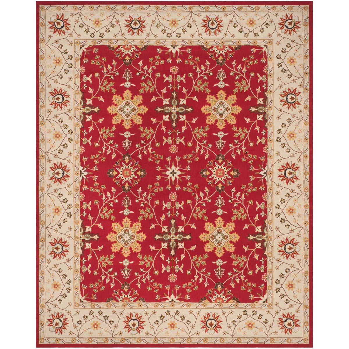 Safavieh Easy Care 751 Rug, EZC751 - Red / Ivory