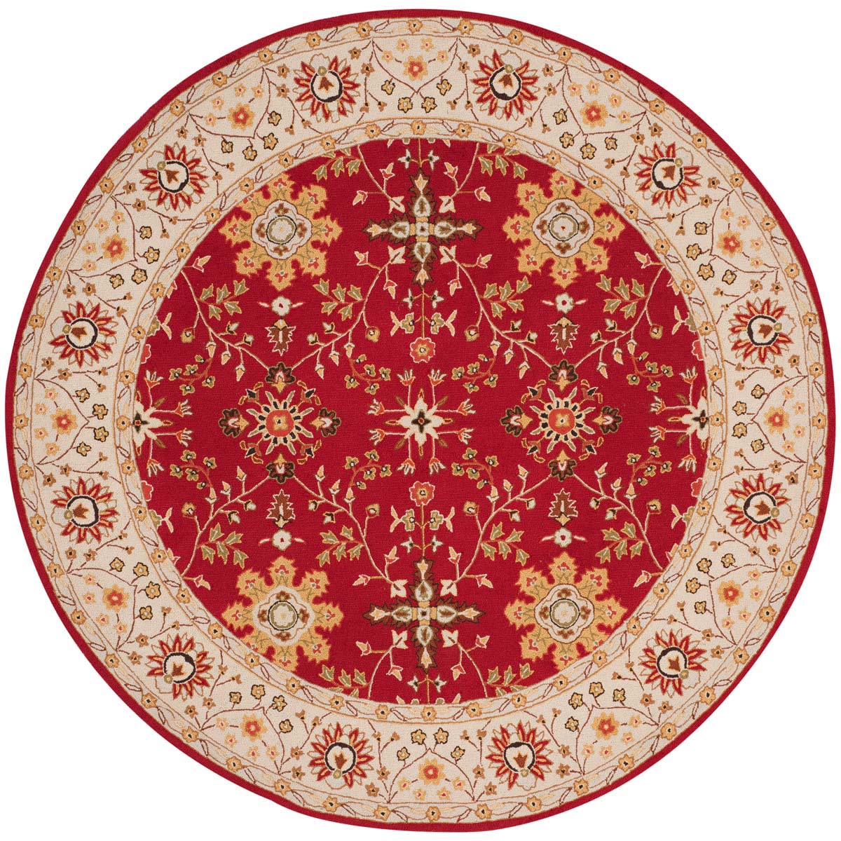 Safavieh Easy Care 751 Rug, EZC751 - Red / Ivory