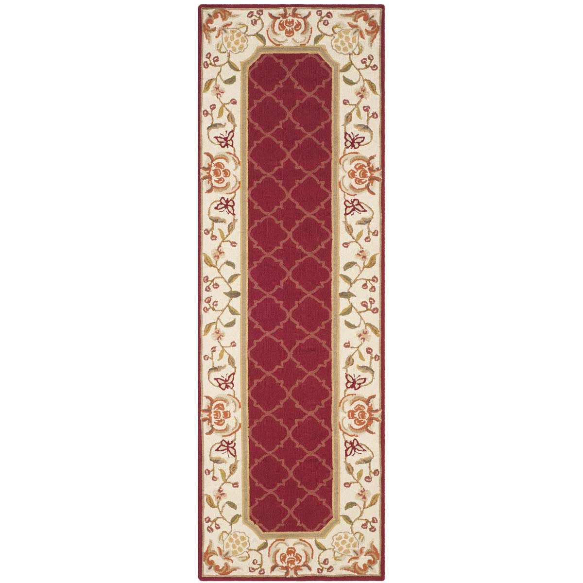 Safavieh Easy Care 753 Rug, EZC753 - Burgundy / Ivory