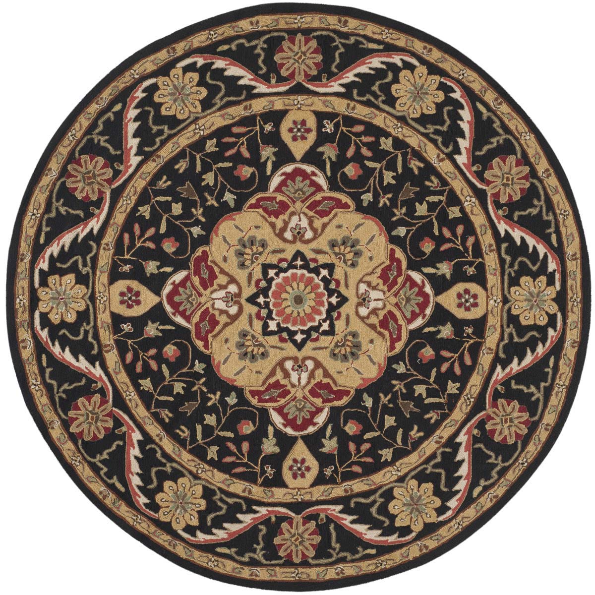 Safavieh Easy Care 757 Rug, EZC757 - Black / Creme