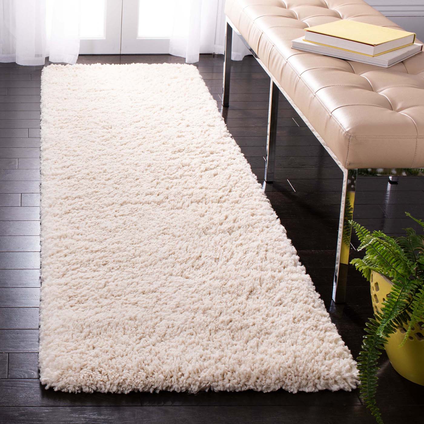 Safavieh Fontana Shag 800 Rug, FNT800 - Creme