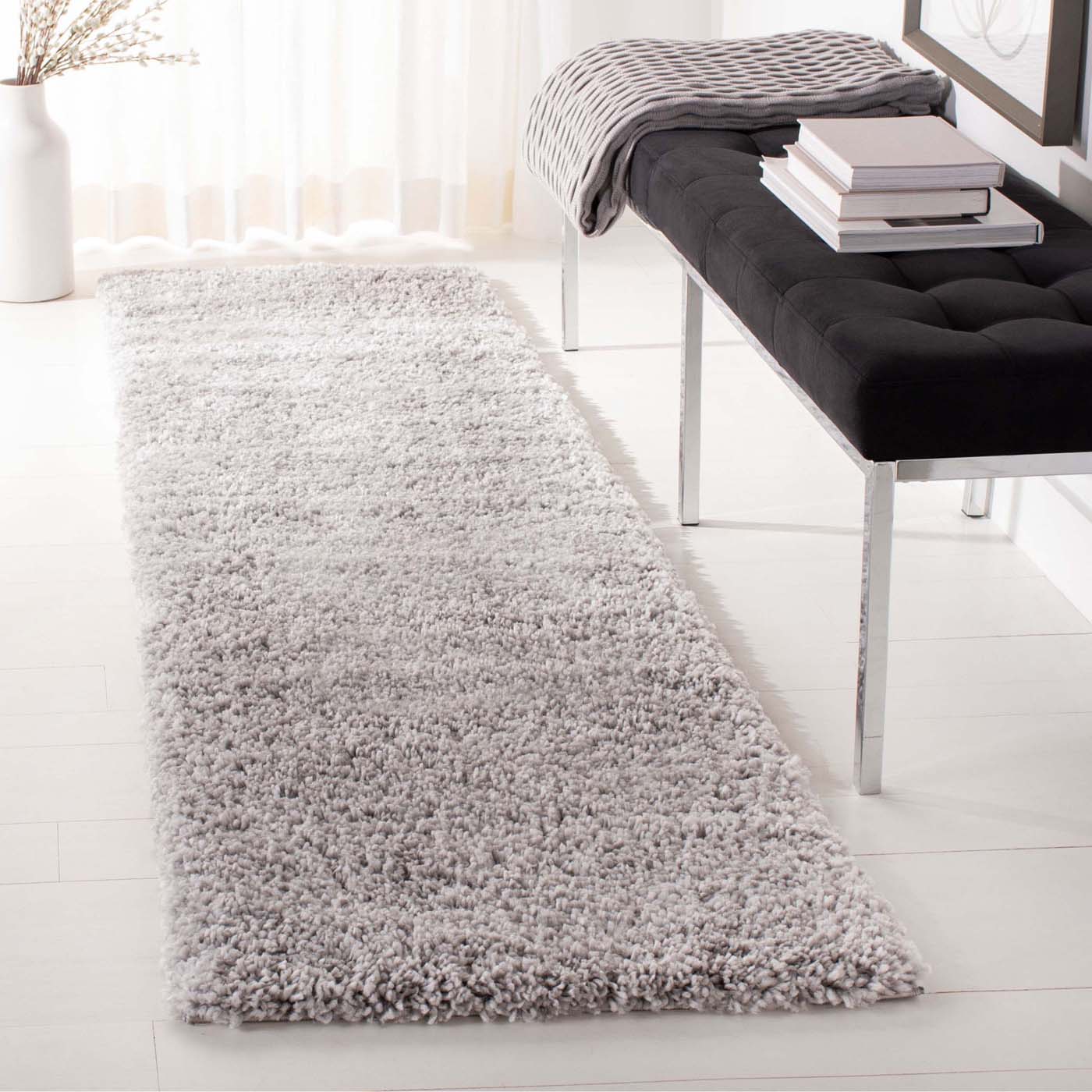 Safavieh Fontana Shag 800 Rug, FNT800 - Grey