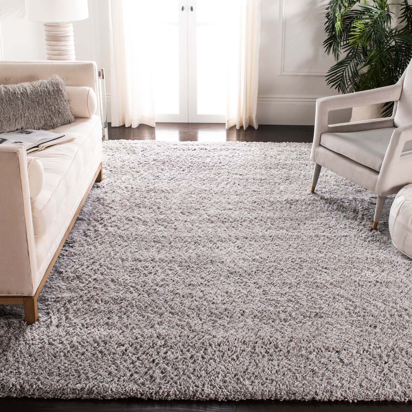 Safavieh Fontana Shag 800 Rug, FNT800 - Grey