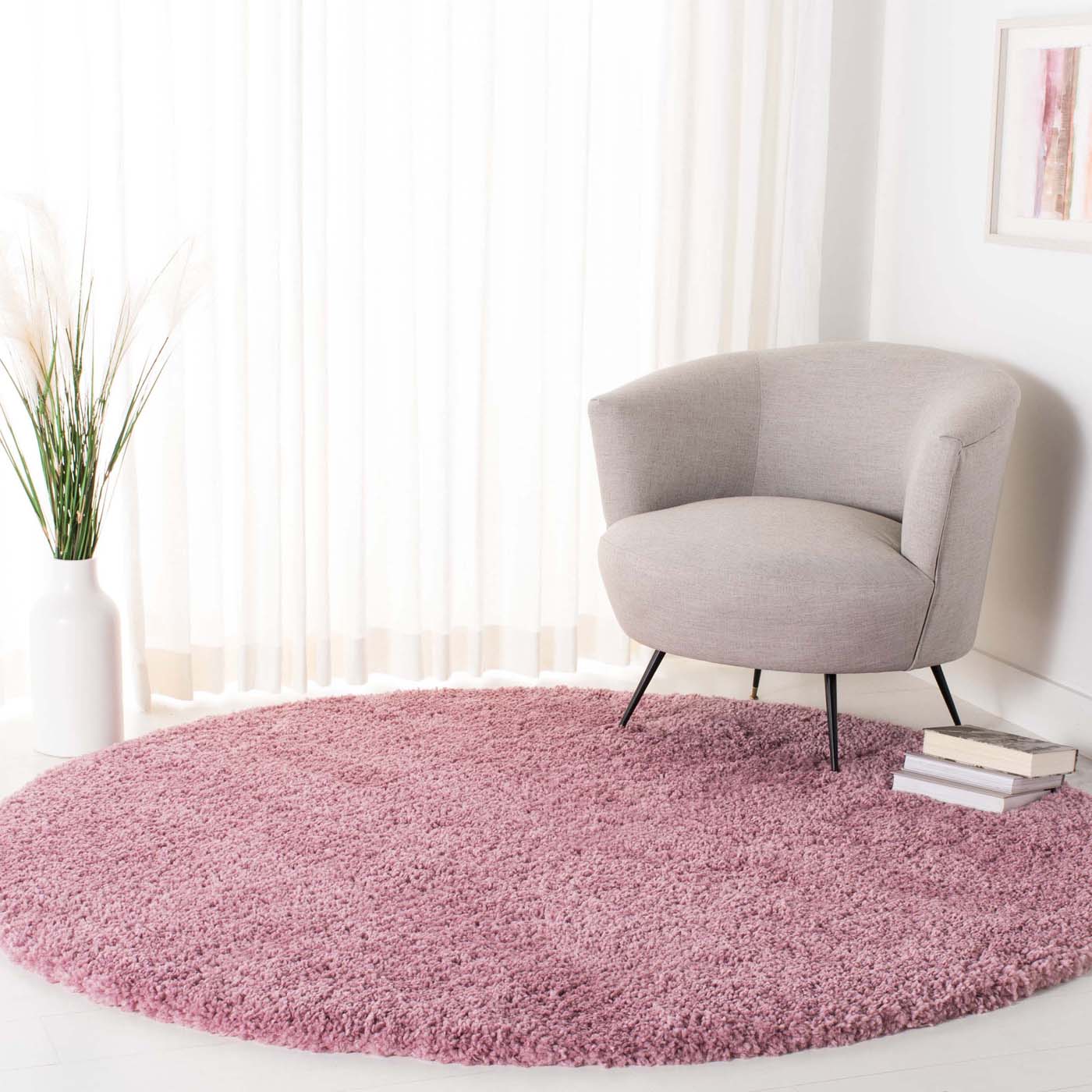 Safavieh Fontana Shag 800 Rug, FNT800 - Pink