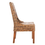 Safavieh Suncoast 18''H Rattan Arm Chair (Set Of 2), FOX6503 - Walnut