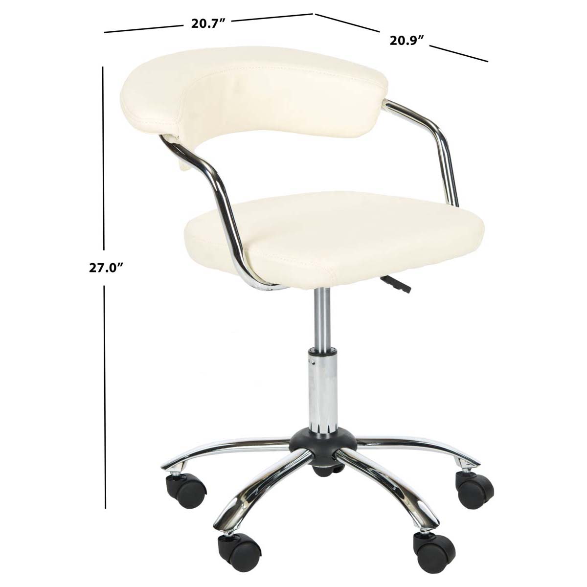 Safavieh Pier Desk Chair , FOX8502 - Cream