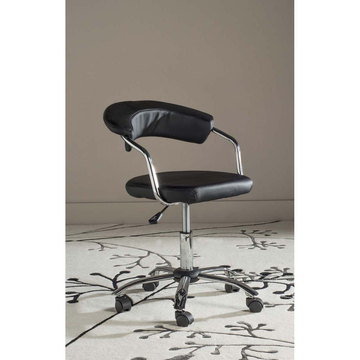 Safavieh Pier Desk Chair , FOX8502 - Black