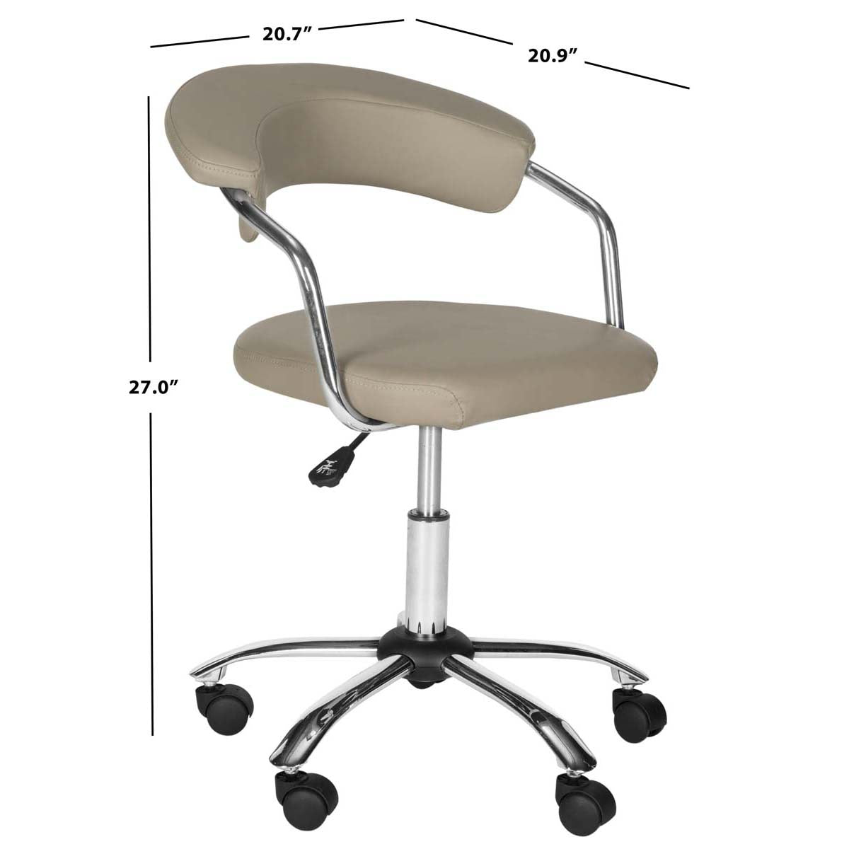 Safavieh Pier Desk Chair , FOX8502 - Grey
