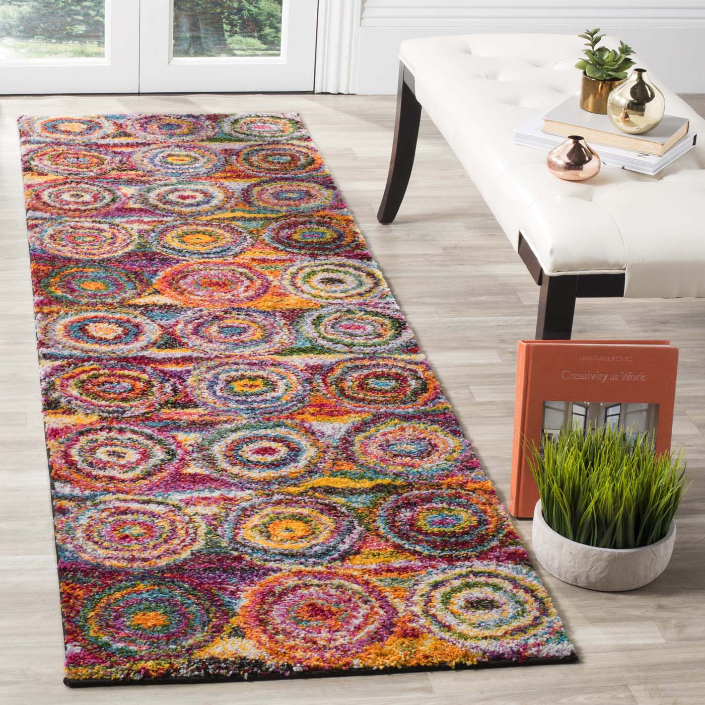 Safavieh Fiesta Shag 359 Rug, FSG359 - Multi