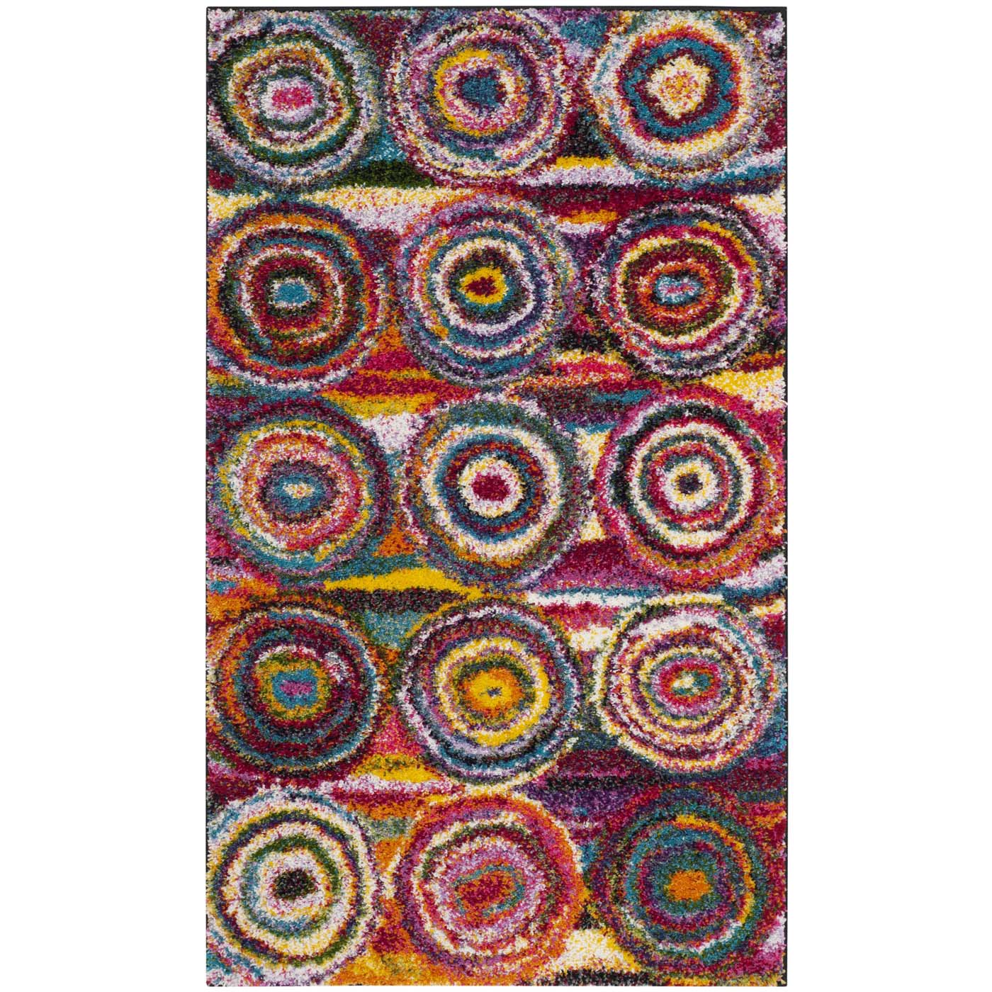 Safavieh Fiesta Shag 359 Rug, FSG359 - Multi