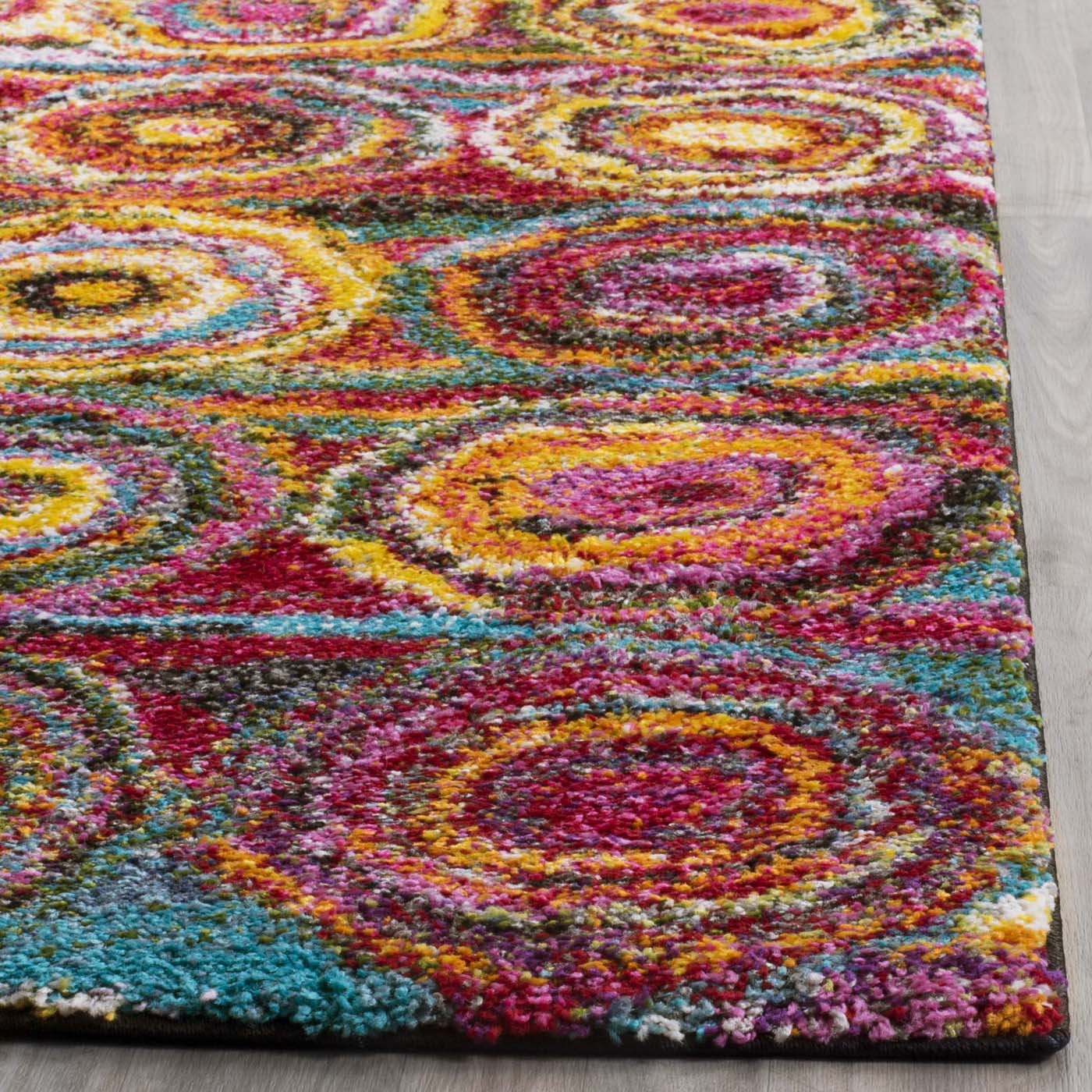 Safavieh Fiesta Shag 359 Rug, FSG359 - Multi