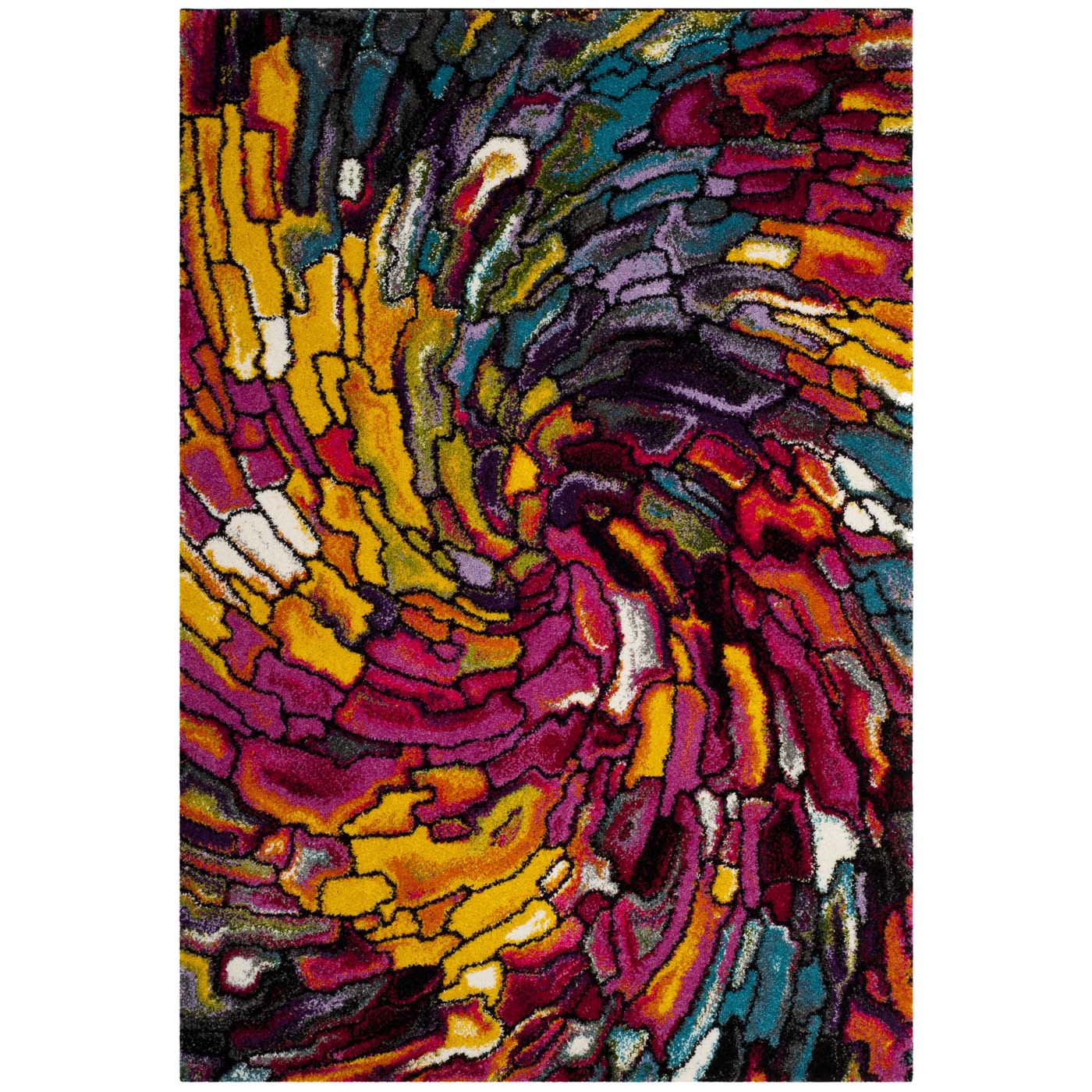 Safavieh Fiesta Shag 373 Rug, FSG373 - Multi