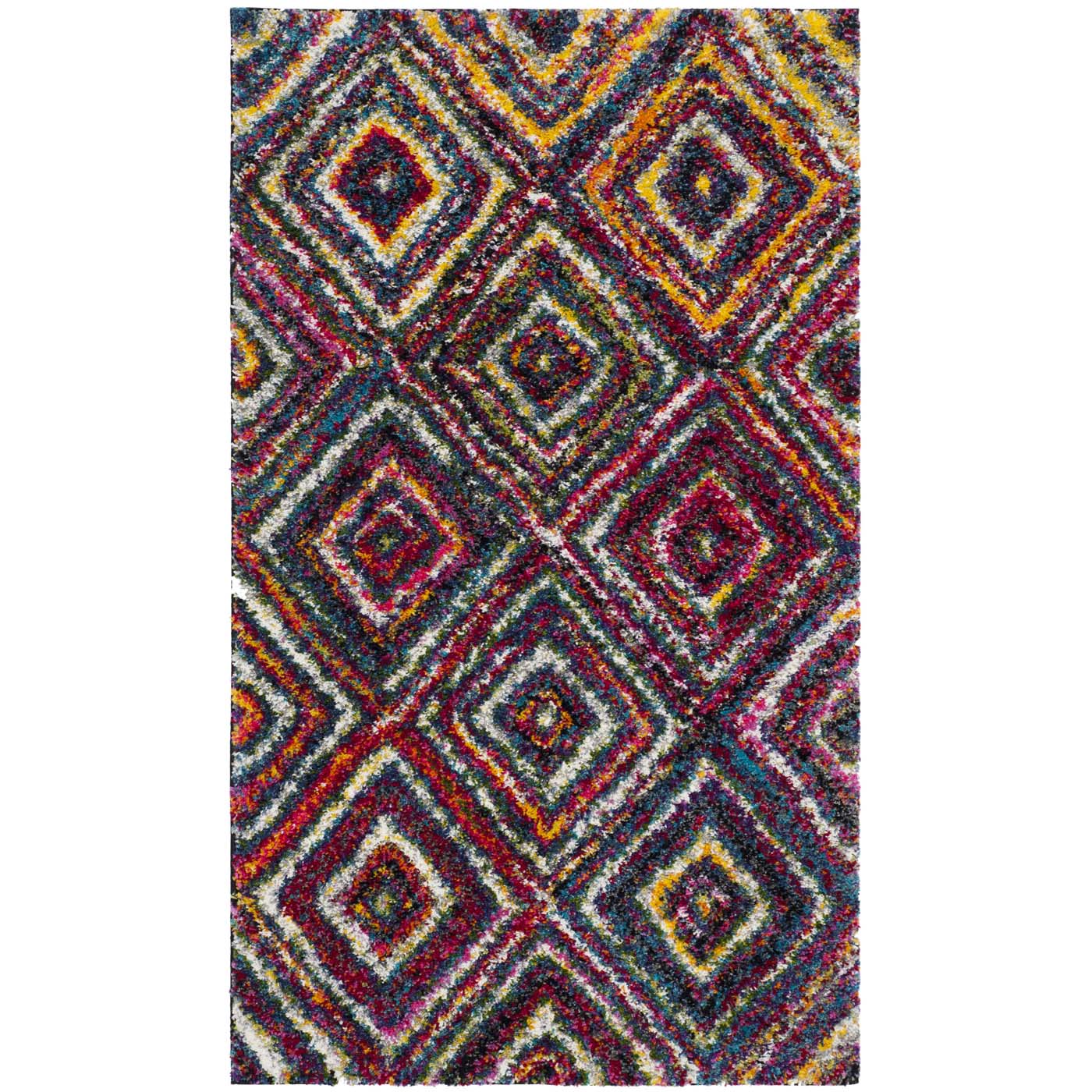 Safavieh Fiesta Shag 384 Rug, FSG384 - Multi