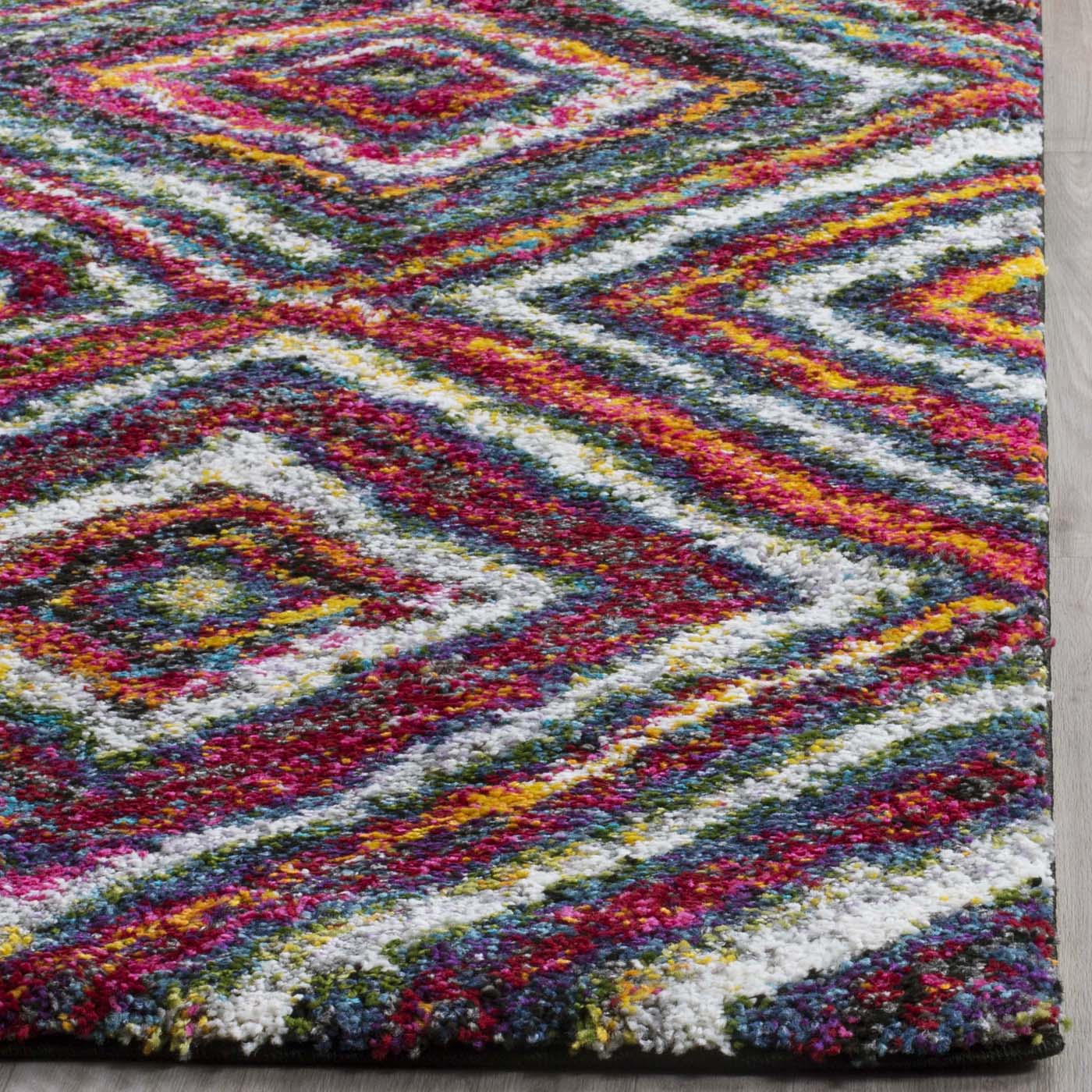 Safavieh Fiesta Shag 384 Rug, FSG384 - Multi