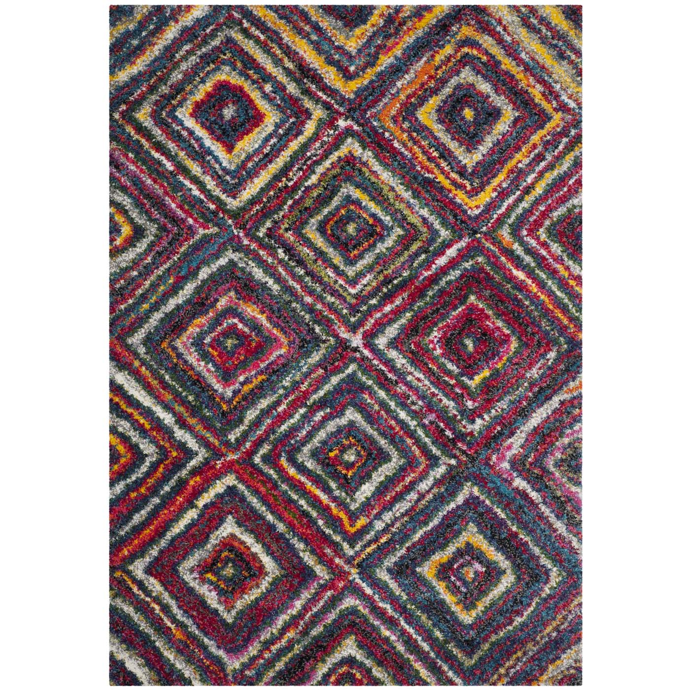 Safavieh Fiesta Shag 384 Rug, FSG384 - Multi