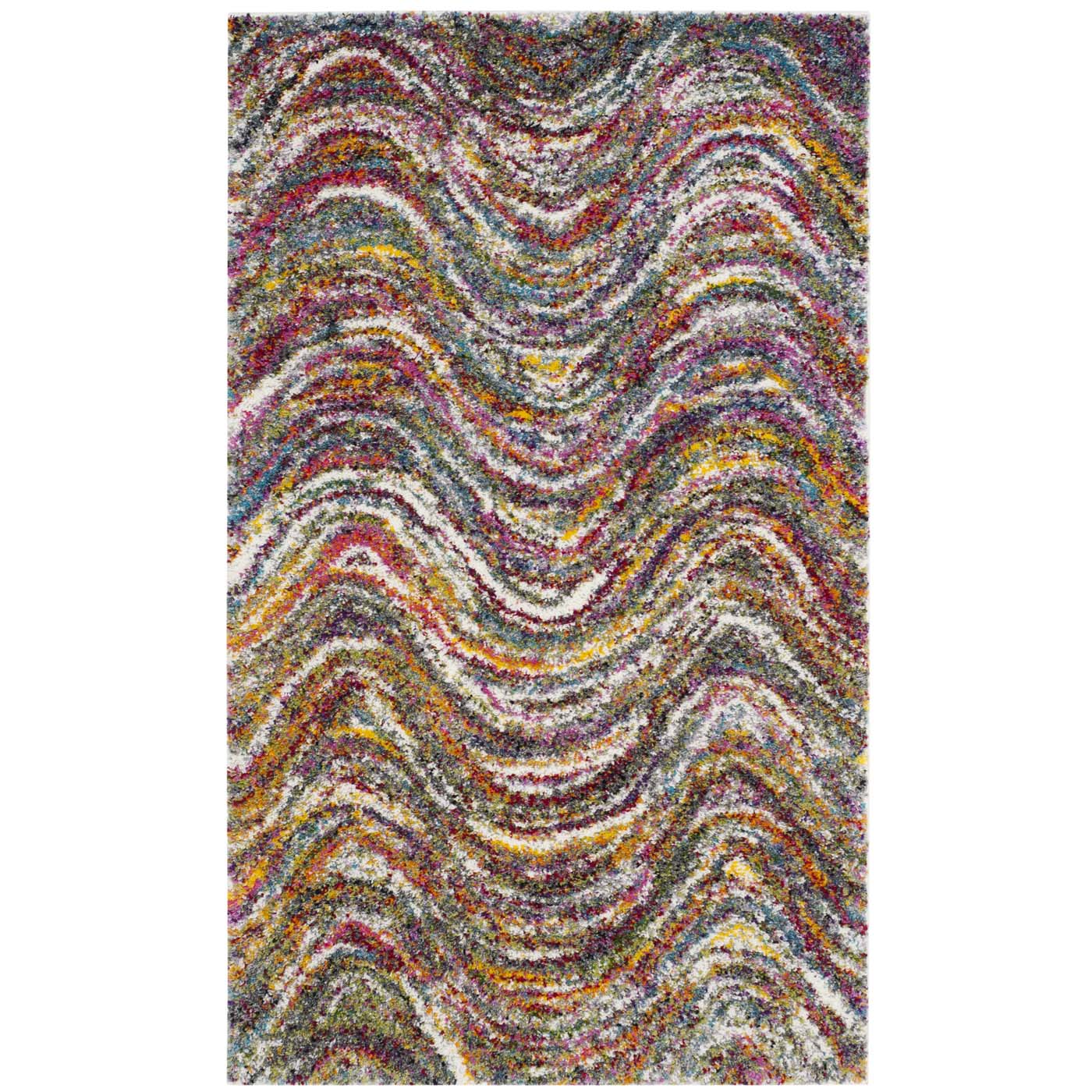 Safavieh Fiesta Shag 386 Rug, FSG386 - Multi