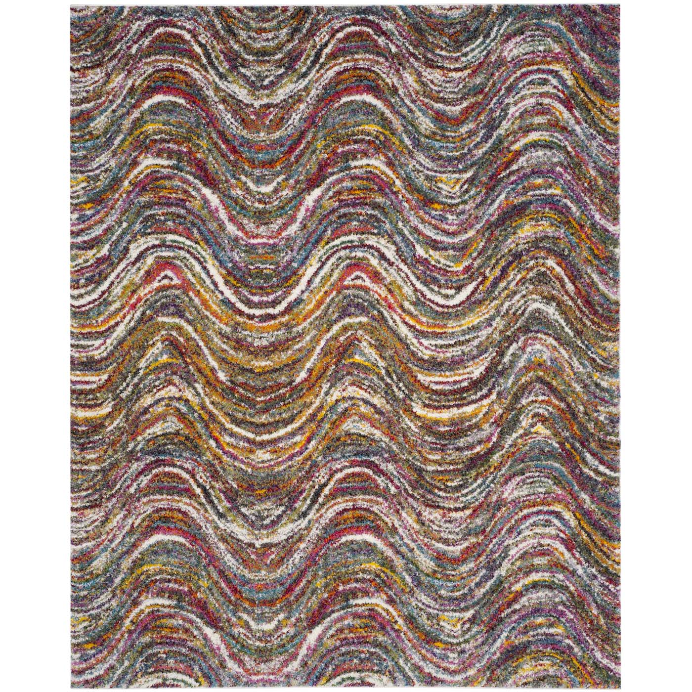 Safavieh Fiesta Shag 386 Rug, FSG386 - Multi