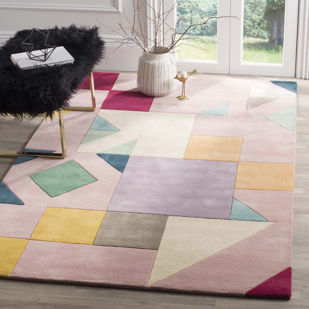 Safavieh Fifth Avenue 118 Rug, FTV118 - Pink / Multi