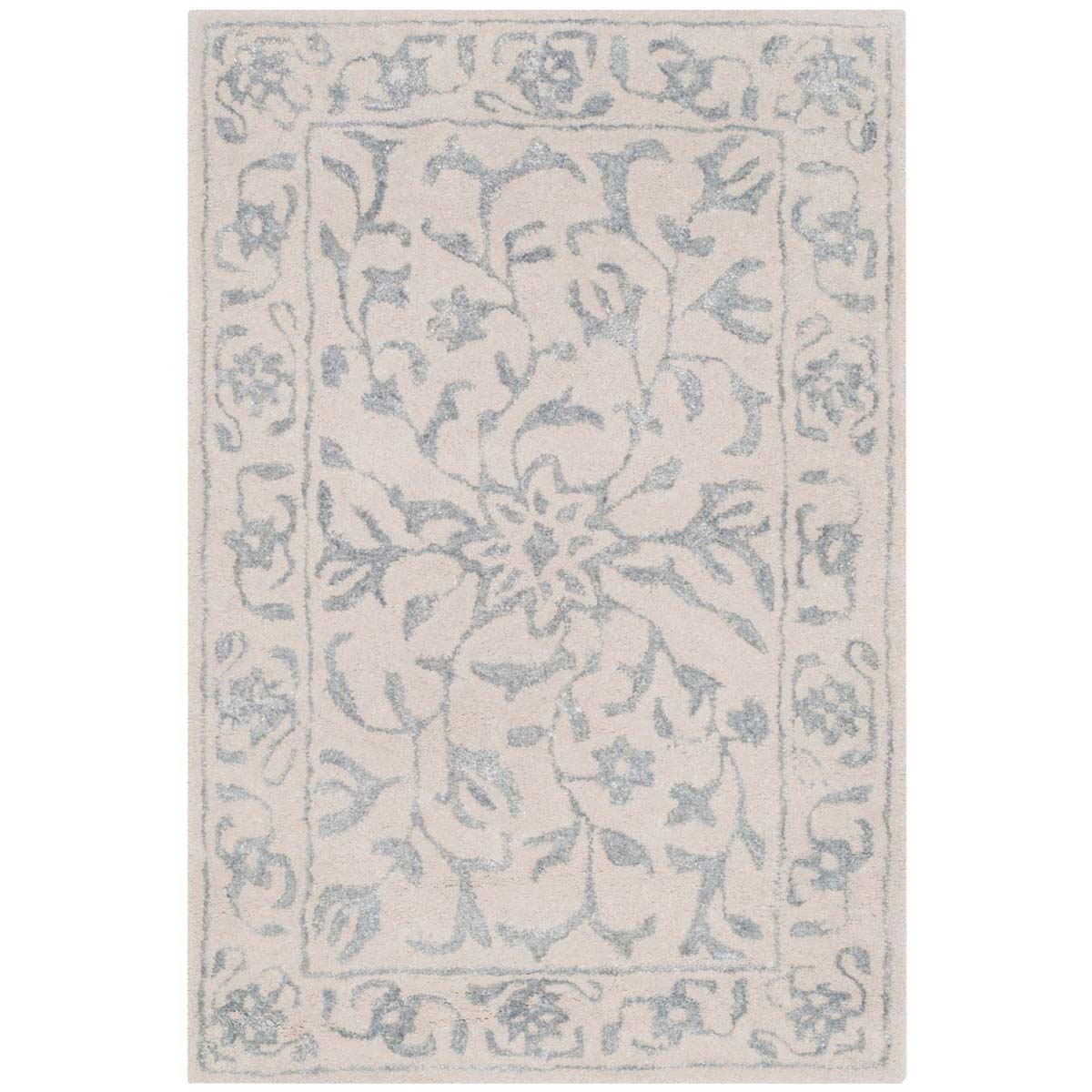 Safavieh Glamour 515 Rug, GLM515 - Silver / Ivory