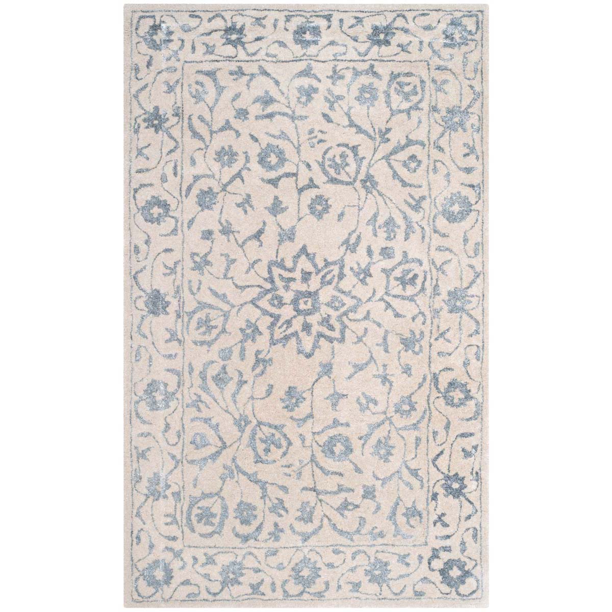 Safavieh Glamour 515 Rug, GLM515 - Silver / Ivory