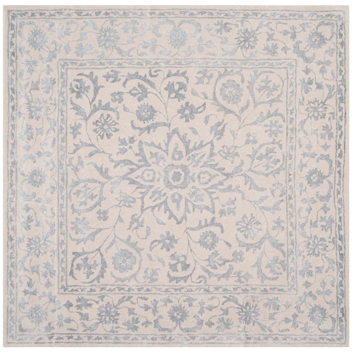 Safavieh Glamour 515 Rug, GLM515 - Silver / Ivory