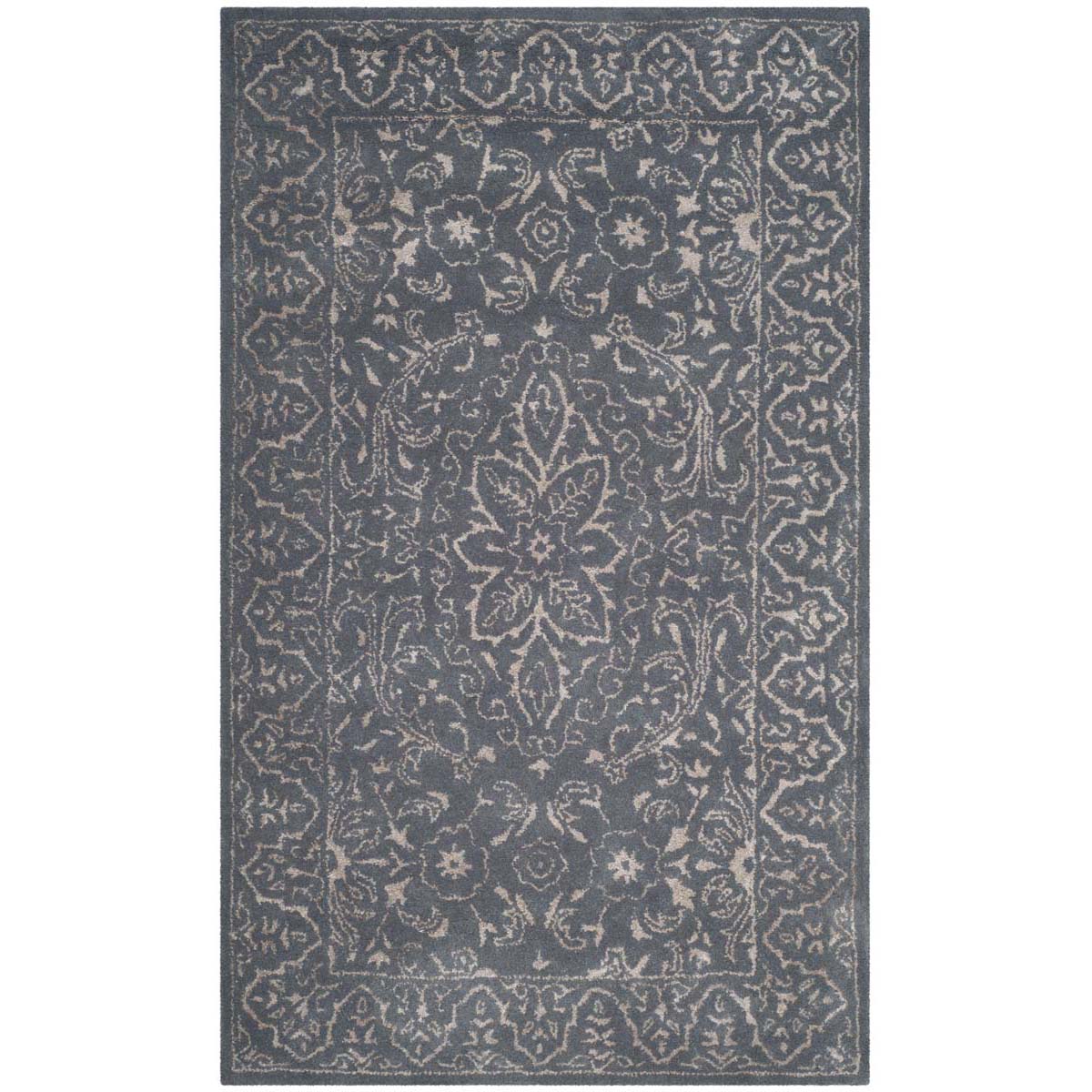 Safavieh Glamour 516 Rug, GLM516 - Steel / Blue