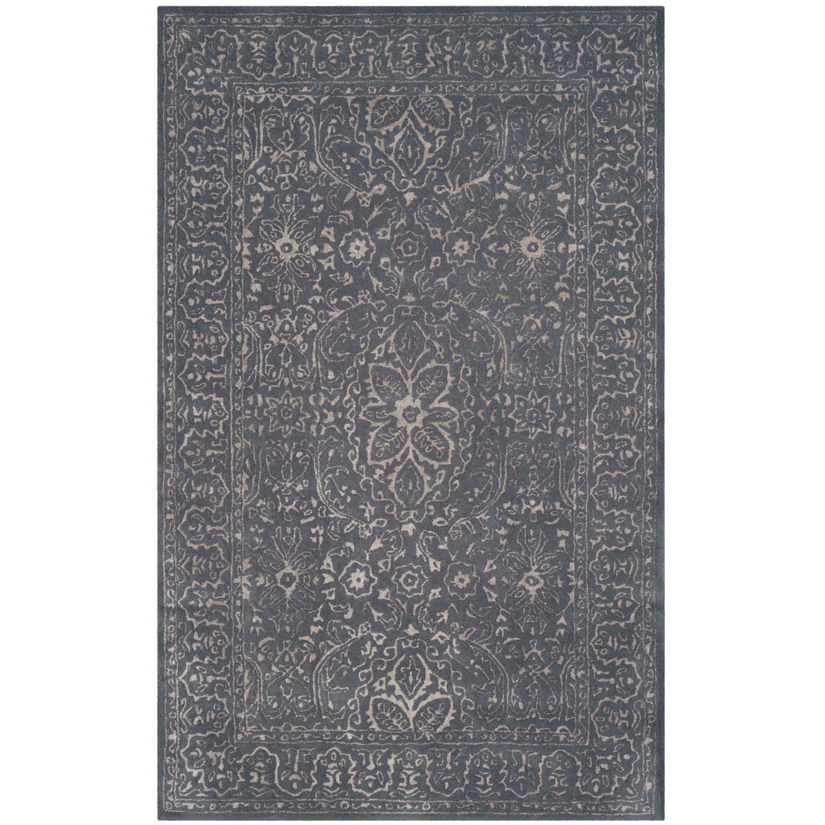 Safavieh Glamour 516 Rug, GLM516 - Steel / Blue