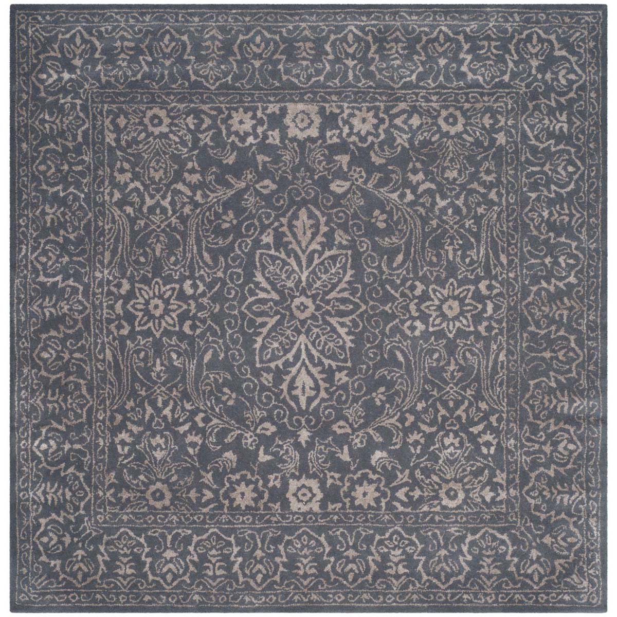 Safavieh Glamour 516 Rug, GLM516 - Steel / Blue