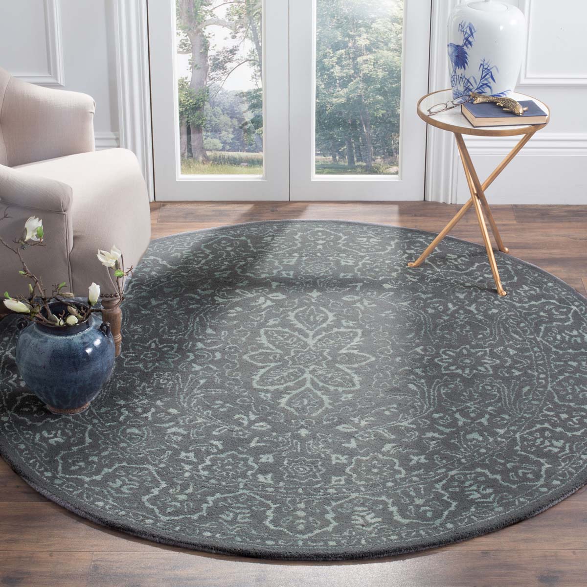 Safavieh Glamour 516 Rug, GLM516 - Opal / Grey