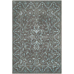 Safavieh Glamour 516 Rug, GLM516 - Blue / Dark Grey