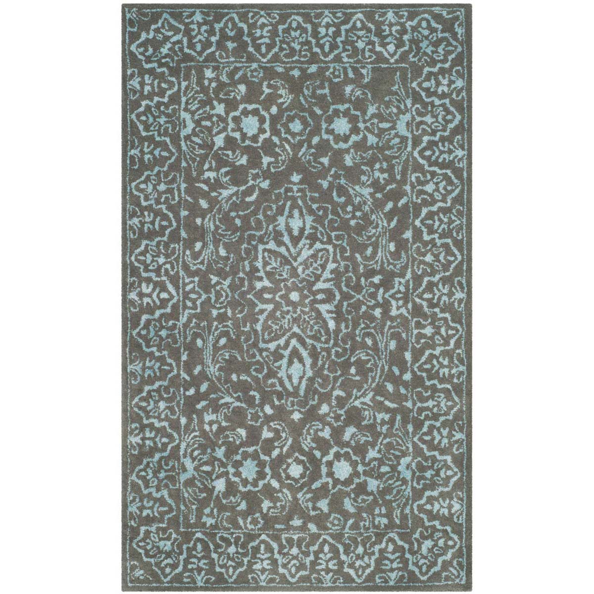 Safavieh Glamour 516 Rug, GLM516 - Blue / Dark Grey