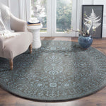 Safavieh Glamour 516 Rug, GLM516 - Blue / Dark Grey